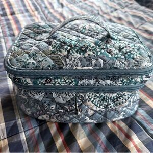 Vera Bradley Cotton Brush Up Cosmetic Bag